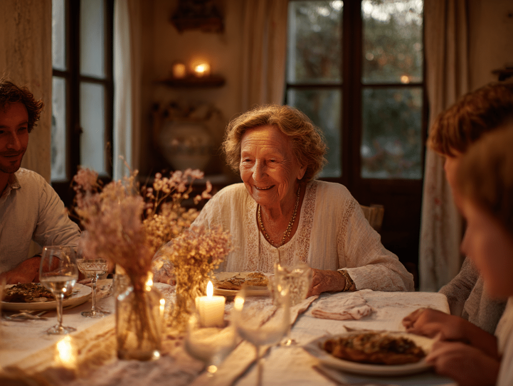 Repas familial – fête des mamies réussie