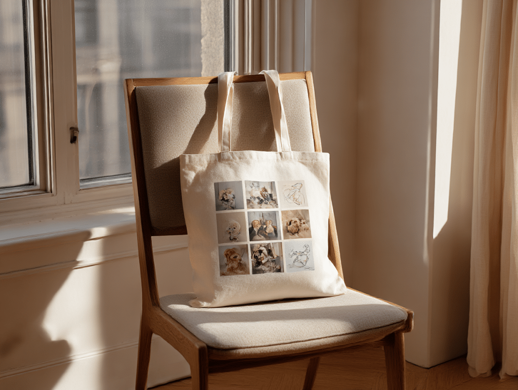 Tote bag personnalisé simple mais inoubliable